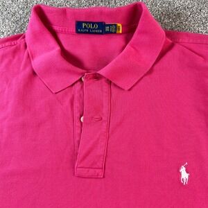 Polo Ralph Lauren Men's Polo Shirt Pink Classic Fit 3XL/3TG Pony Logo